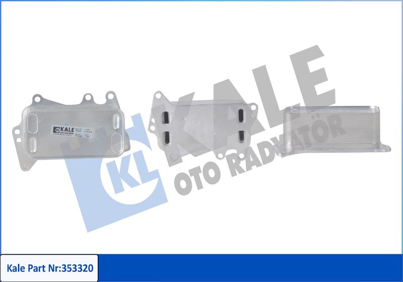 KALE OTO RADYATÖR 353320 Motor Yağ Soğutucusu - BMW 1 (F20) uyumlu