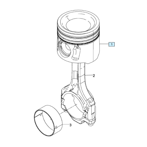 Piston - MAN ORIJINAL - 51025006230