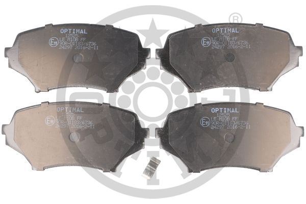 OPTIMAL BP-12525 Fren Sistemleri Fren Balatası - MAZDA MX-5 III (NC) uyumlu