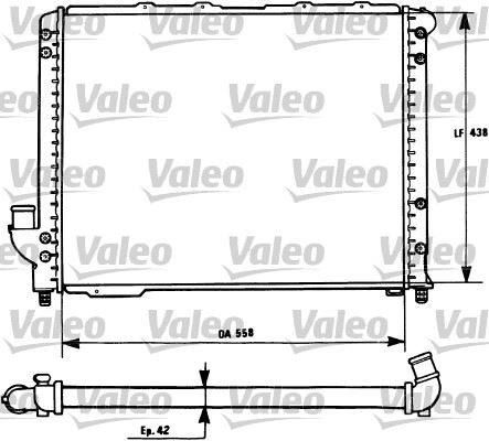 VALEO 731278 Soğutma Sistemi Su Soğutucu & Parçaları - ALFA ROMEO 166 (936_) uyumlu