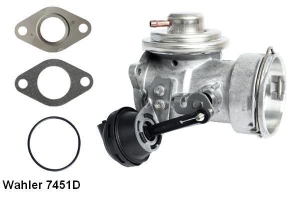 BorgWarner 7451D Motor EGR Parçaları - VW CADDY III Kasa/büyük limuzin (2KA, 2KH, 2CA, 2CH) uyumlu