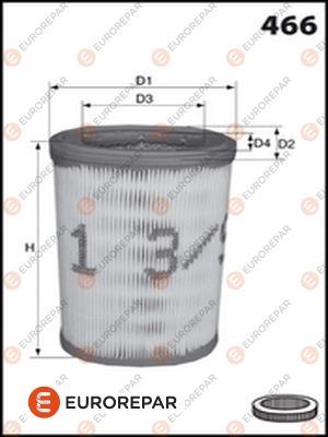 EUROREPAR E147325 Motor Hava Filtresi - ALFA ROMEO BRERA (939_) uyumlu