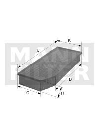 MANN-FILTER C 27 045 Motor Hava Filtresi - BMW 3 (F30, F80) uyumlu