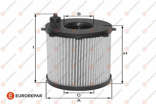 EUROREPAR 1682274880 Motor Yağ Filtresi - FORD C-MAX II (DXA/CB7, DXA/CEU) uyumlu