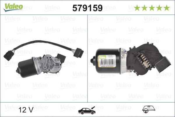 VALEO 579159 Kaporta & Gövde Parçaları Cam Silecek Mekanizması - RENAULT TWINGO I (C06_) uyumlu