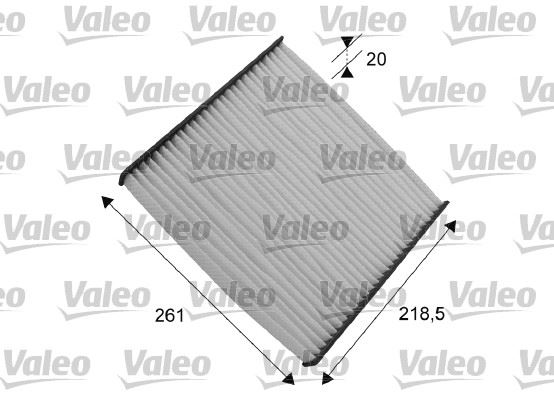 VALEO 715552 İklimlendirme Sistemi Polen Filtresi - OPEL CORSA D (S07) uyumlu