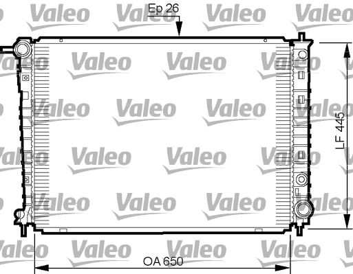 VALEO 735512 Soğutma Sistemi Su Soğutucu & Parçaları - HYUNDAI H-1 Travel (TQ) uyumlu