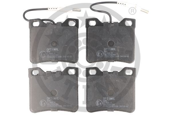 OPTIMAL BP-09649 Fren Sistemleri Fren Balatası - PEUGEOT 406 (8B) uyumlu