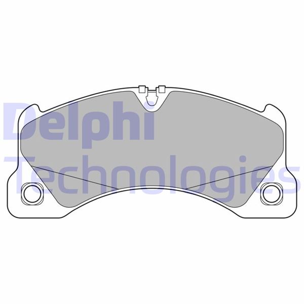 DELPHI LP3593 Fren Sistemleri Fren Balatası - PORSCHE CAYENNE (9YA) uyumlu
