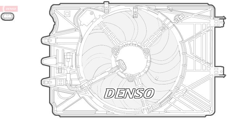 DENSO DER09069 Soğutma Sistemi Fan - FIAT 500L (351_, 352_) uyumlu