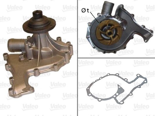 VALEO 506830 Motor Devirdaim - LAND ROVER RANGE ROVER I uyumlu