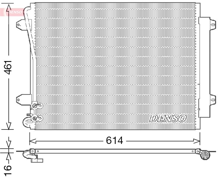 DENSO DCN32011 İklimlendirme Sistemi Klima Radyatörü - VW PASSAT CC B6 (357) uyumlu