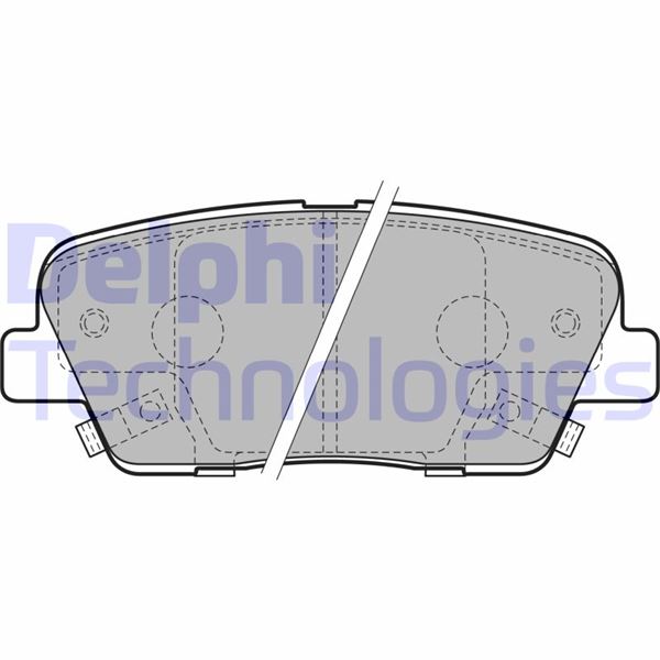 DELPHI LP2202 Fren Sistemleri Fren Balatası - KIA SORENTO II (XM) uyumlu