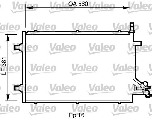 VALEO 818194 İklimlendirme Sistemi Klima Radyatörü - FORD FIESTA V (JH_, JD_) uyumlu