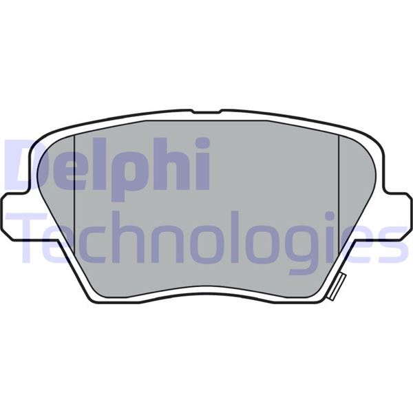 DELPHI LP3386 Fren Sistemleri Fren Balatası - HYUNDAI i30 (PDE, PD, PDEN) uyumlu