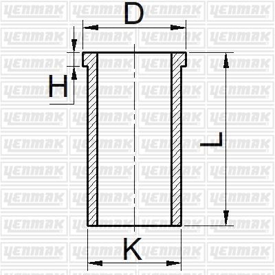 YENMAK 51-65634-000 Motor Piston Seti - MERCEDES-BENZ 190 (W201) uyumlu