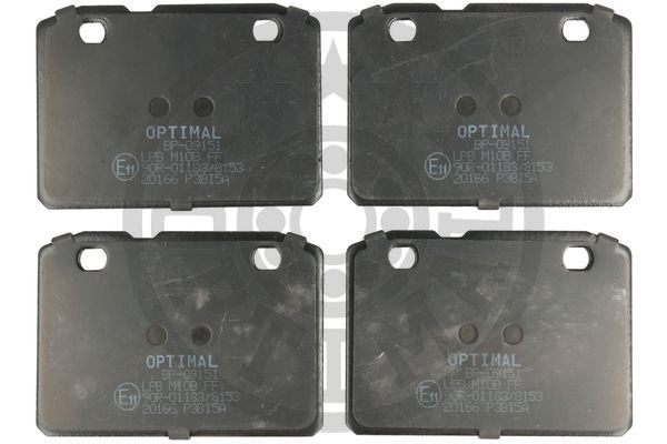 OPTIMAL BP-09151 Fren Sistemleri Fren Balatası - LADA 1200-1600 uyumlu