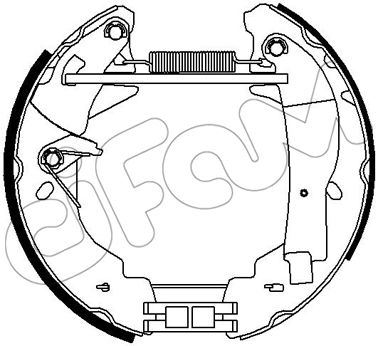CIFAM 151-307 Fren Sistemleri Fren Pabucu - FORD TRANSIT Minibüs/Otobüs (E_ _) uyumlu