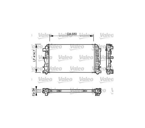 VALEO 735084 Soğutma Sistemi Su Soğutucu & Parçaları - VW CRAFTER 30-35 Minibüs/Otobüs (2E_) uyumlu
