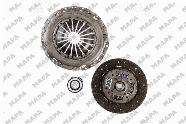 MAPA 001228800 Debriyaj Sistemi Debriyaj Seti - VW GOLF II (19E, 1G1) uyumlu