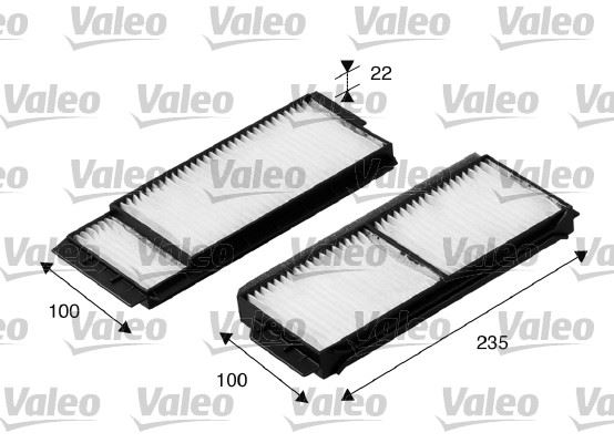 VALEO 698892 İklimlendirme Sistemi Polen Filtresi - MAZDA 5 (CW) uyumlu