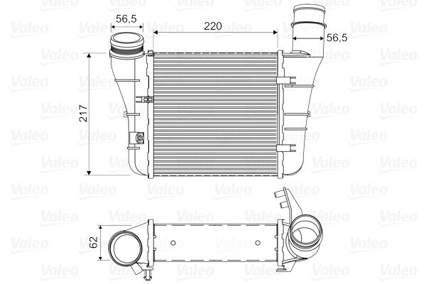 VALEO 818669 Motor Turbo Radyatörü - AUDI A4 B7 (8EC) uyumlu