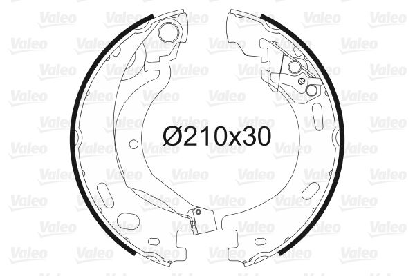 VALEO 564199 Fren Sistemleri El Fren Kolu - LAND ROVER DISCOVERY IV (L319) uyumlu