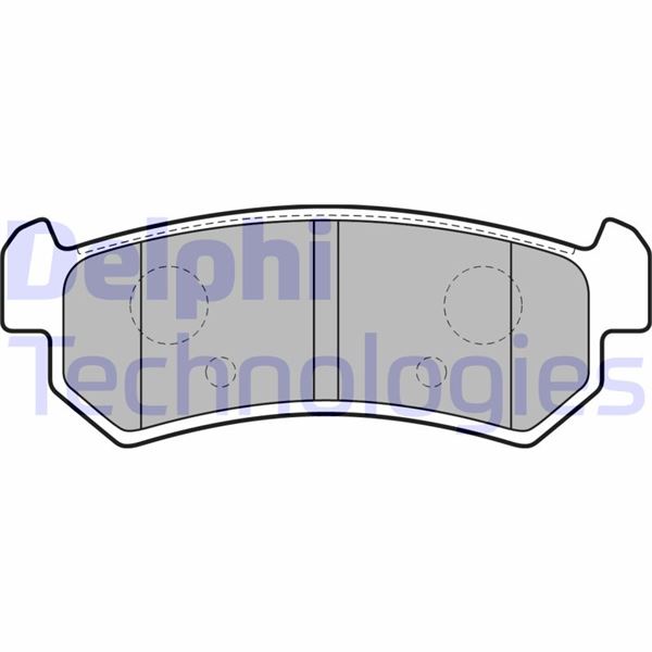 DELPHI LP1910 Fren Sistemleri Fren Balatası - CHEVROLET LACETTI Station wagon (J200) uyumlu