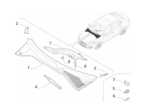 Kapak - FIAT ORIJINAL - 52015924 Ürün Görseli
