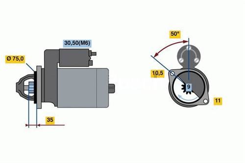 Marş Motoru - VALEO - 438132 Ürün Görseli