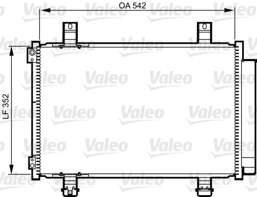 VALEO 814219 İklimlendirme Sistemi Klima Radyatörü - SUZUKI SPLASH (EX) uyumlu