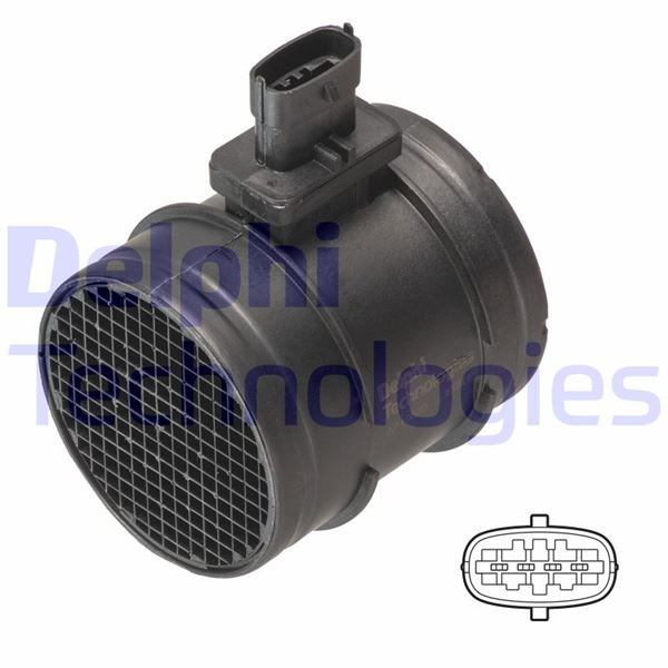 DELPHI AF10633-12B1 Motor Hava Kütle Ölçer (MAF Sensörü) - FIAT DUCATO Minibüs/Otobüs (250_) uyumlu