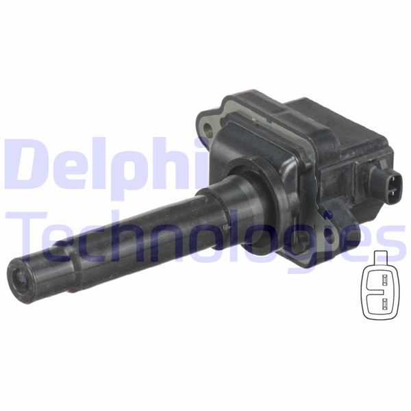 DELPHI GN10808-12B1 Ateşleme Sistemi Ateşleme Bobini - KIA SHUMA Sedan (FB) uyumlu