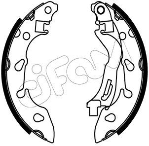 CIFAM 153-488 Fren Sistemleri Fren Pabucu - FIAT PANDA (169_) uyumlu
