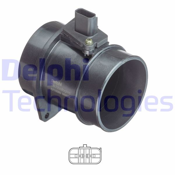 DELPHI AF10380-12B1 Motor Hava Kütle Ölçer (MAF Sensörü) - FORD FOCUS II (DA_, HCP, DP) uyumlu