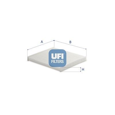 UFI 53.186.00 İklimlendirme Sistemi Polen Filtresi - SUZUKI ALTO IV (EF, SH410_) uyumlu