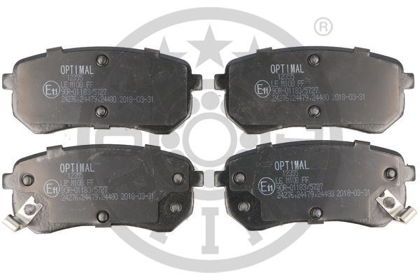 OPTIMAL BP-12355 Fren Sistemleri Fren Balatası - KIA PICANTO II (TA) uyumlu
