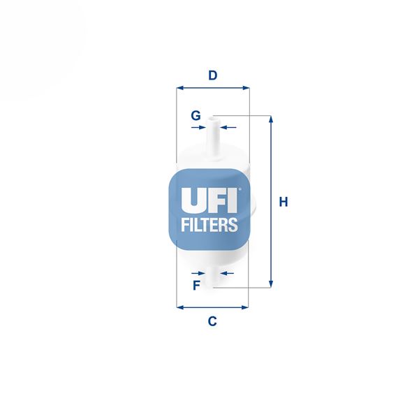UFI 31.028.00 Yakıt Sistemi Yakıt Filtresi - IVECO DAILY III Platform şasi uyumlu