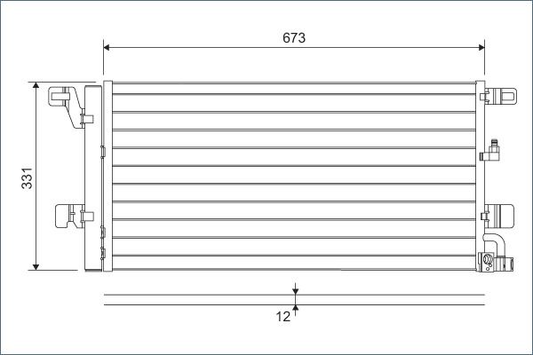 VALEO 822596 İklimlendirme Sistemi Klima Radyatörü - AUDI A4 B9 (8W2, 8WC) uyumlu