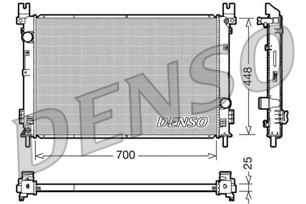 DENSO DRM06001 Soğutma Sistemi Su Soğutucu & Parçaları - CHRYSLER PACIFICA uyumlu