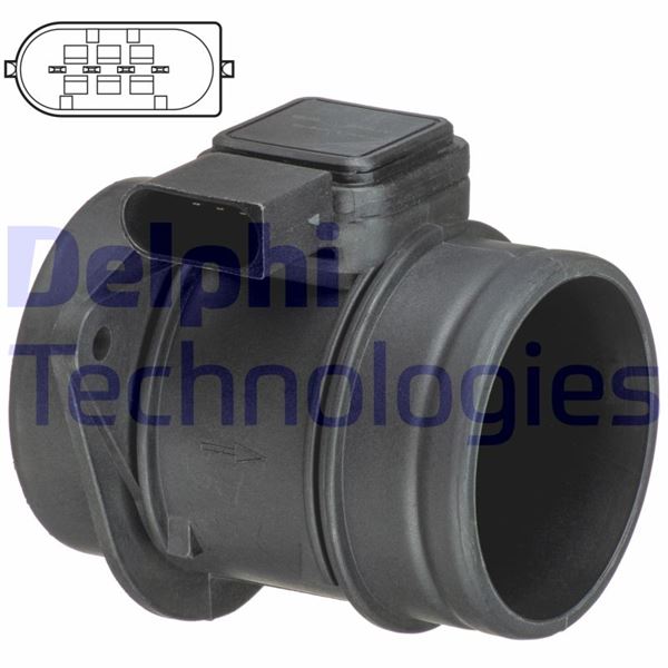 DELPHI AF10505-12B1 Motor Hava Kütle Ölçer (MAF Sensörü) - MERCEDES-BENZ A-SERISI (W169) uyumlu