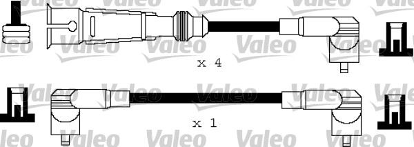 VALEO 346119 Ateşleme Sistemi Ateşleme Kablosu - VW GOLF III (1H1) uyumlu