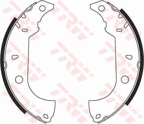 TRW GS8614 Fren Sistemleri Fren Pabucu - FIAT TIPO (160_) uyumlu