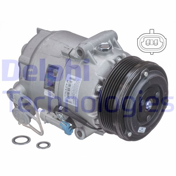 DELPHI TSP0155931 İklimlendirme Sistemi Kompresör Parçaları - OPEL ASTRA H Kombi van (L70) uyumlu