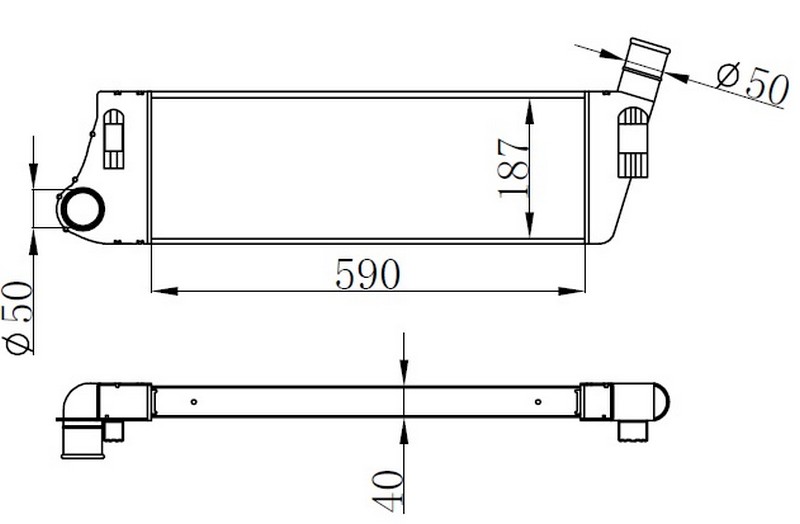 Turbo Radyatörü - IRN082040 Ürün Görseli