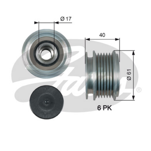 GATES OAP7013 Elektrik Sistemi Alternatör - VW PASSAT B7 (362) uyumlu