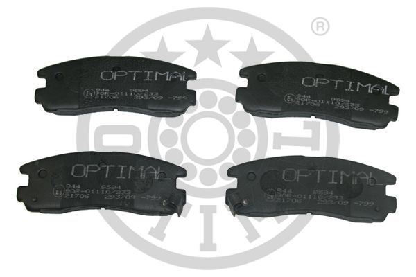 OPTIMAL BP-09594 Fren Sistemleri Fren Balatası - MITSUBISHI SAPPORO III (E16A) uyumlu