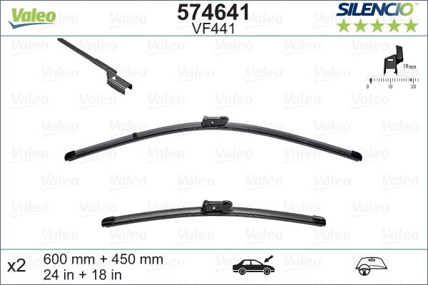 VALEO 574641 Kaporta & Gövde Parçaları Cam Silecek Mekanizması - VW PASSAT B7 (362) uyumlu