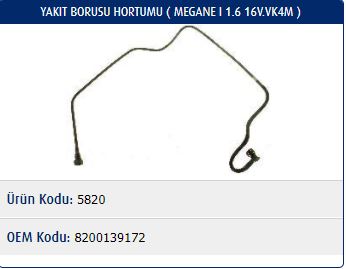 Yakıt hortumu - MASTER RIDE - 5820 Ürün Görseli