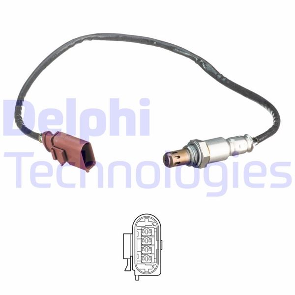 DELPHI ES21089-12B1 Emme & Egzoz Sistemi Egzoz Sensörleri - VW GOLF VI Cabrio (517) uyumlu